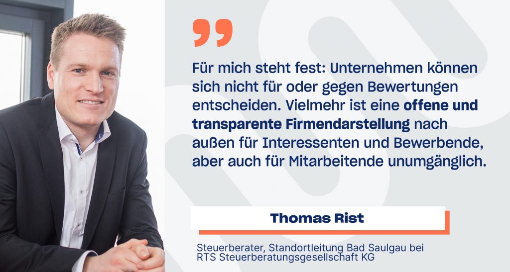 Thomas Rist, Steuerberater und Standortleiter Bad Saulgau bei RTS Steuerberatungsgesellschaft KG