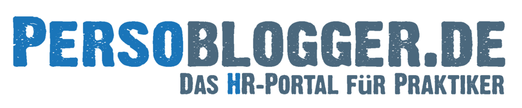 Das Logo von PERSOBLOGGER, wobei das Wort Perso blau und Blogger grau dargestellt ist.